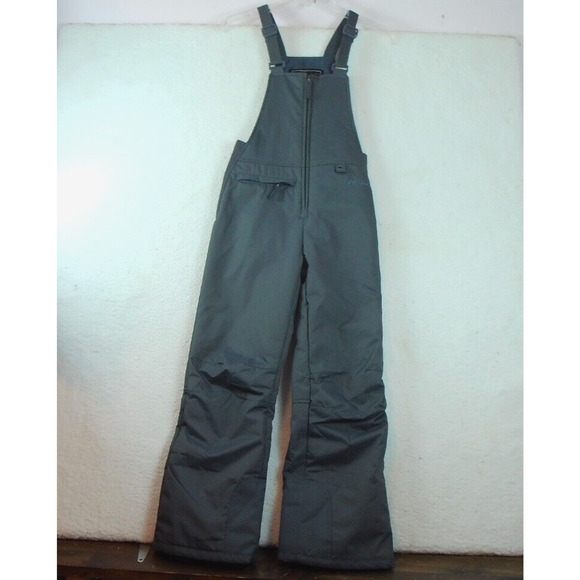 Arctix Bib Suit Snow Strappy Gray 3K Youth Medium Ski Outddor Winter - Picture 6 of 12